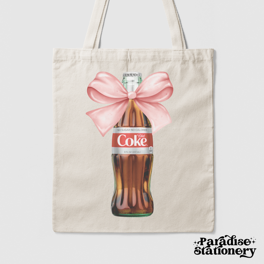 Coquette Diet Coke Canvas Tote