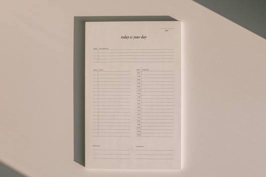 Today is Your Day | Daily Notepad