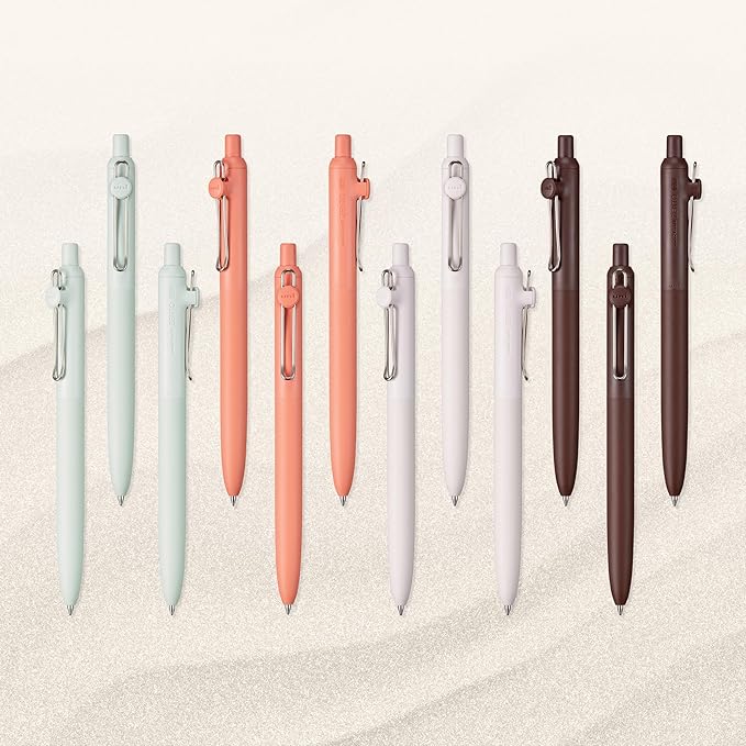 uni-ball Zento Gel Ink Rollerball Pens (Boho and Muted Colors)