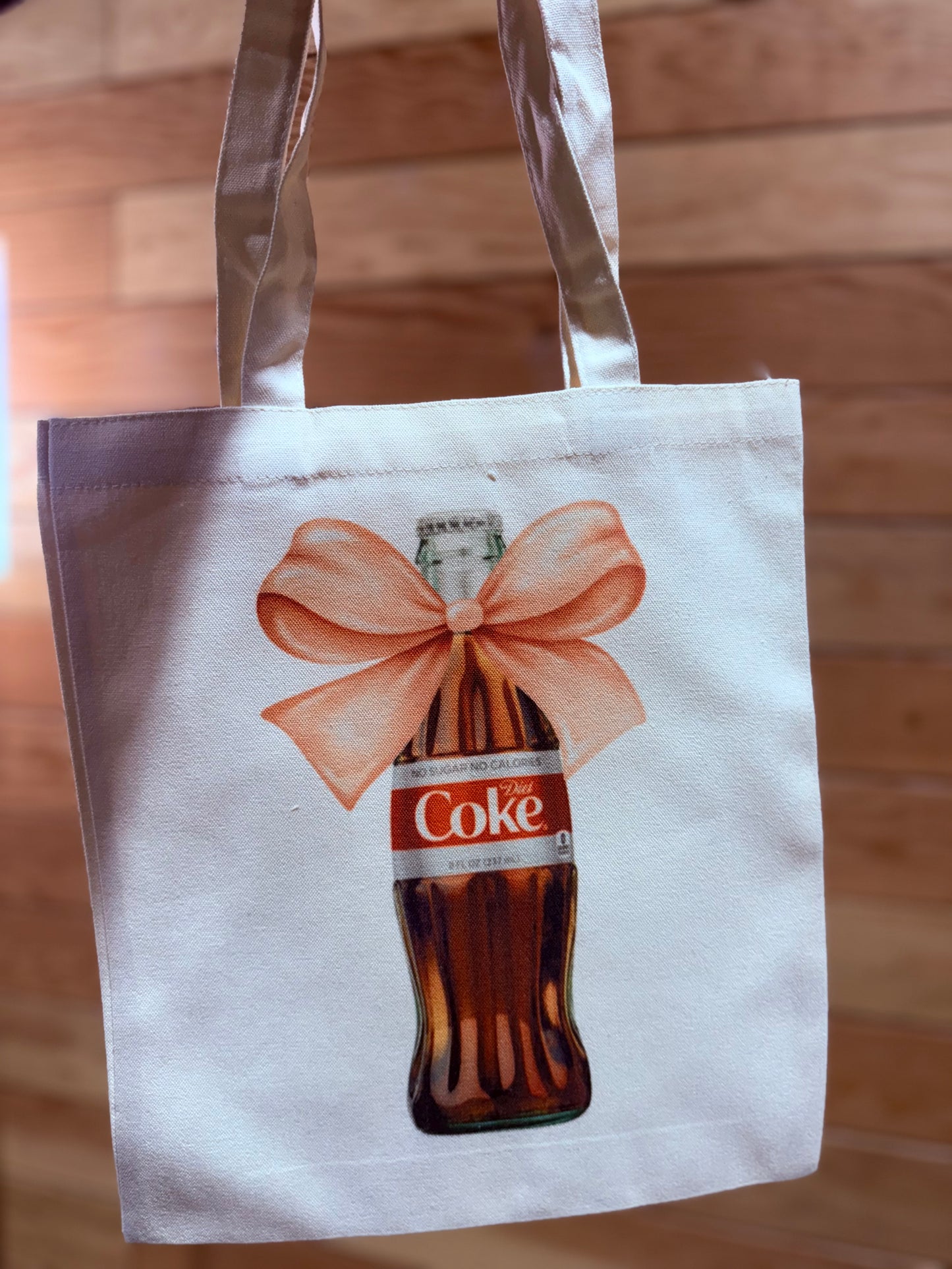 Coquette Diet Coke Canvas Tote