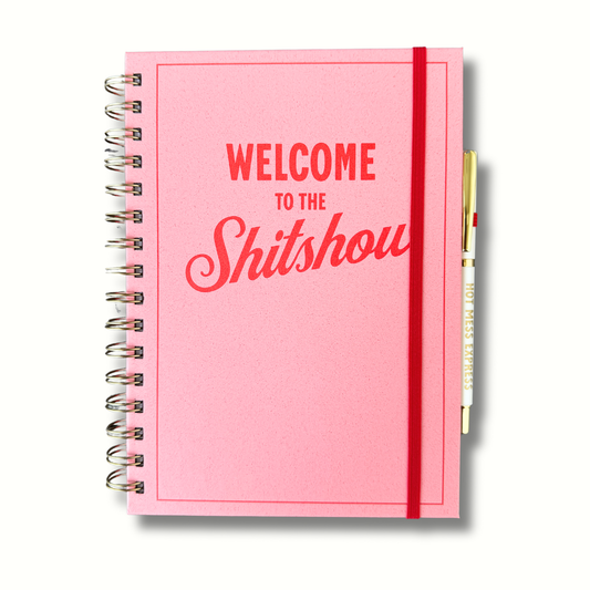 Welcome To The Shit Show Journal (funny, gift, notebook)